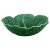 Салатник 29 см с резным краем зелёный "Капуста" / 269158