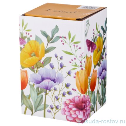 Кружка 400 мл с силиконовой крышкой / 191406