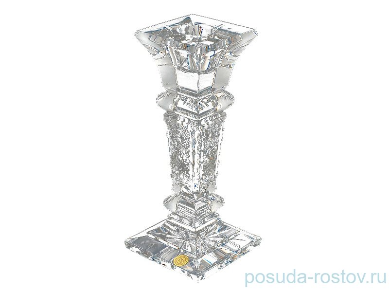 Подсвечник 15,5 см "Хрусталь резной" / 045888 Подсвечник 15,5 см "Хрусталь резной" / 045888
