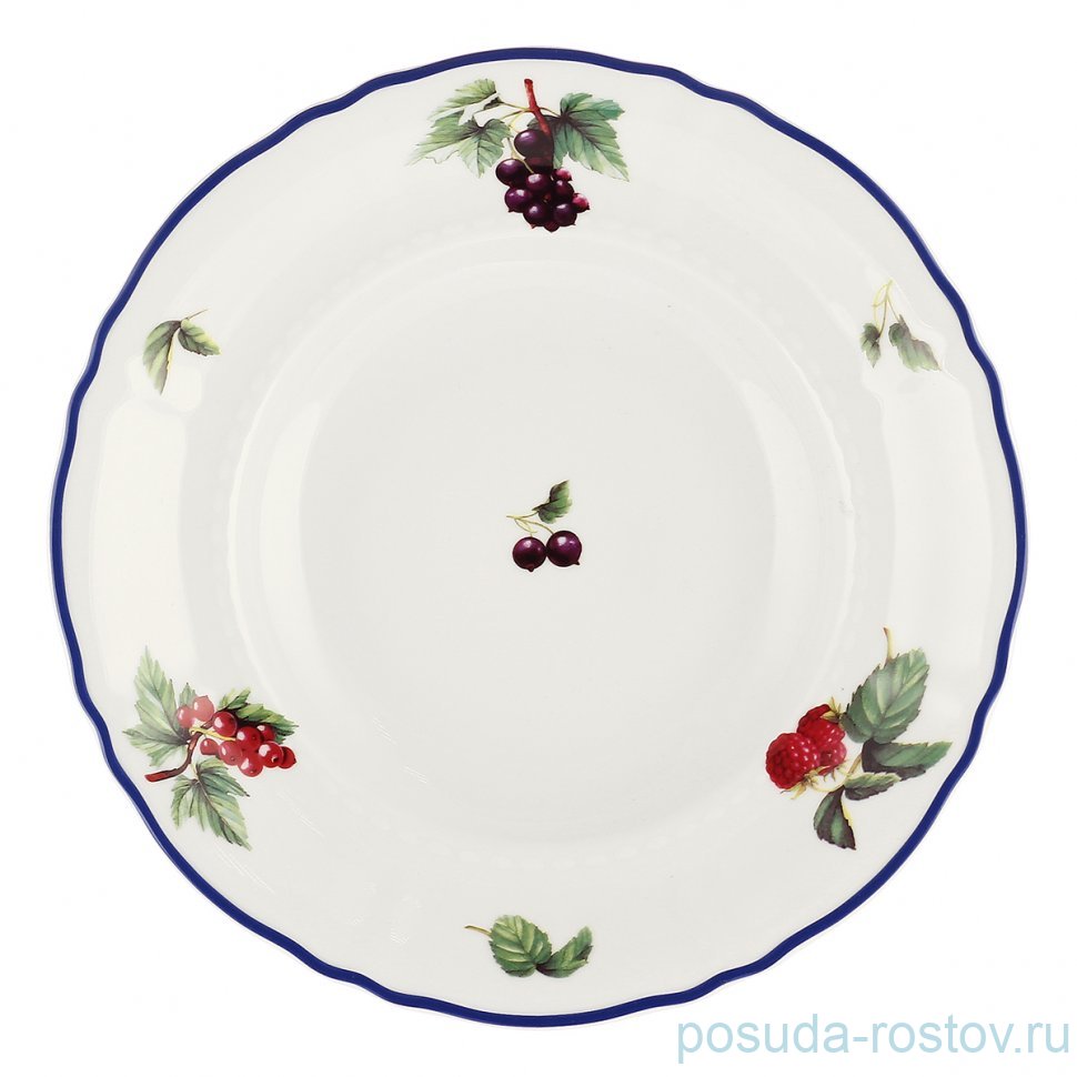 Набор тарелок 23 см 6 шт глубокие "Соната /Ягодная" / 351428