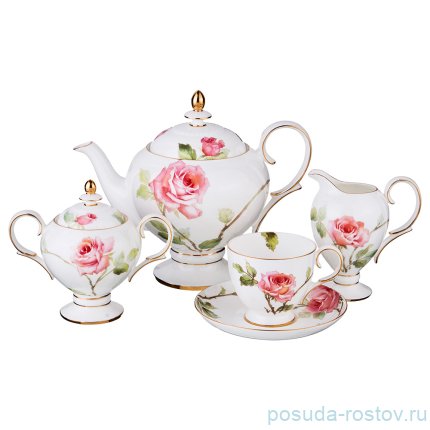 Чайный сервиз на 6 персон 15 предметов &quot;амелия&quot; / 187847