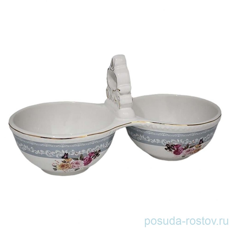 Менажница 15  см "фиалка" (подарочная упаковка) / 357031