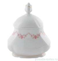 Шкатулка 650 мл для чайных пакетиков &quot;Соната /Розовый цветок&quot; / 159184