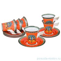Набор чайных пар 200 мл 6 шт &quot;Павлин&quot; / 187830