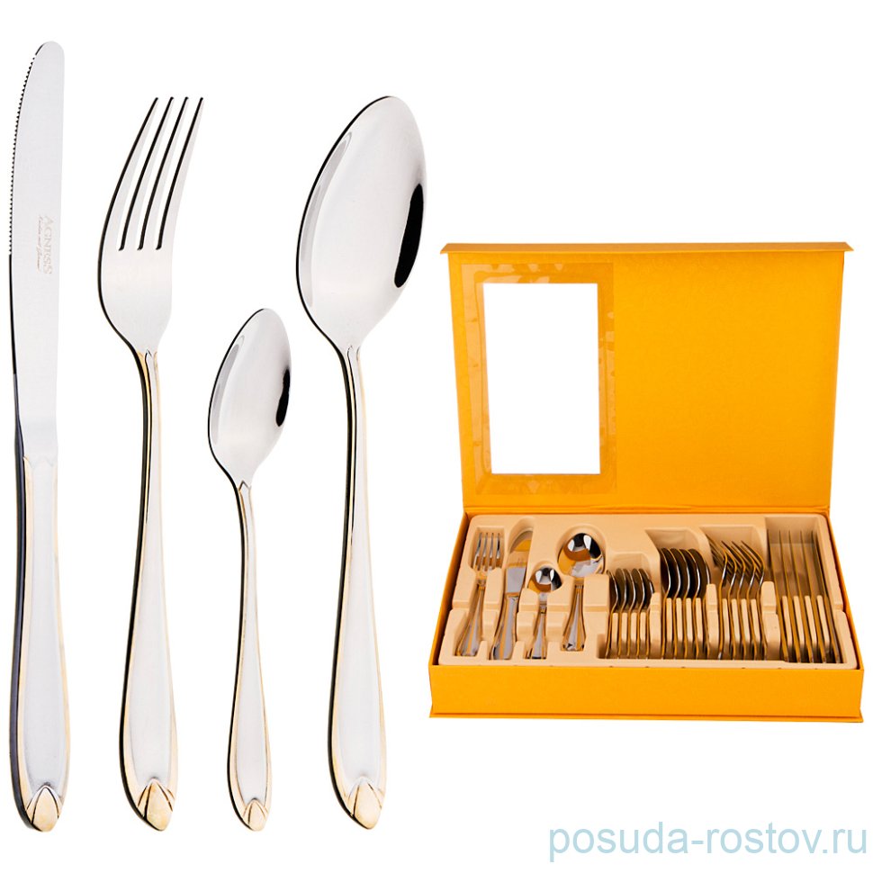 Столовые приборы 24 предмета на 6 персон "Agness" / 197709