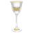 Бокалы для белого вина 190 мл 6 шт &quot;Флора /Золотая паутинка снизу&quot; / 096503