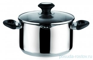 Кастрюля 18 см с крышкой (с носиком для слива) высокая "Tescoma /PRESTO" / 141558 Кастрюля 18 см с крышкой (с носиком для слива) высокая "Tescoma /PRESTO" / 141558