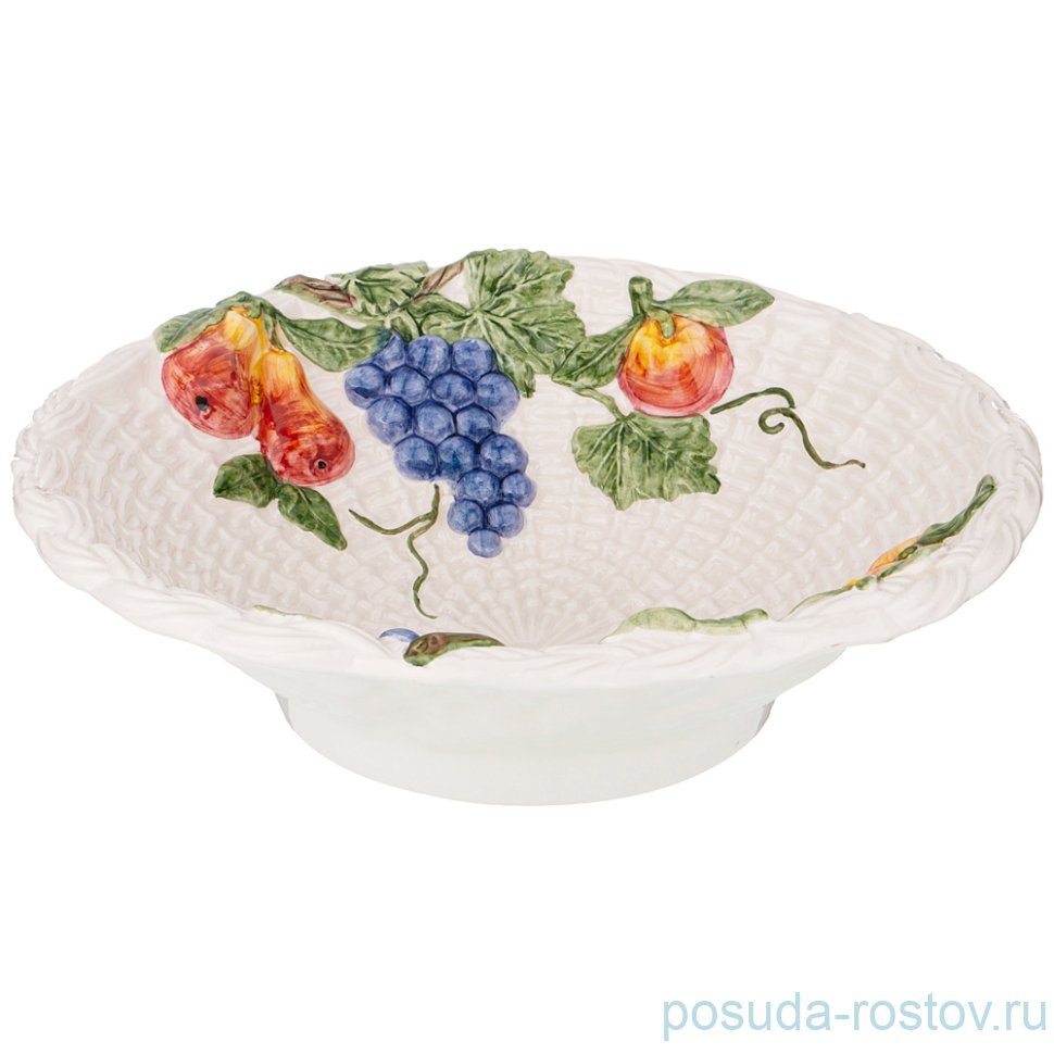 Блюдо 31 х 9 см круглое "фрукты" / 215373 Блюдо 31 х 9 см круглое "фрукты" / 215373
