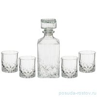 Набор для виски 5 предметов (графин 960 мл + 4 стакана по 240 мл) / 331133