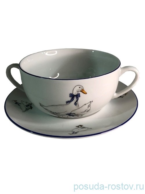 Бульонная пара 420 мл 1 шт "Сапфир /Гуси" / 234667