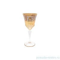 Бокалы для белого вина 220 мл 6 шт &quot;Timon /Адажио /Янтарные с платиной и золотом&quot; / 214574