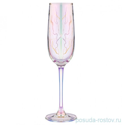 Бокалы для шампанского 175 мл 6 шт &quot;revolution /лиловая дымка&quot; / 299766