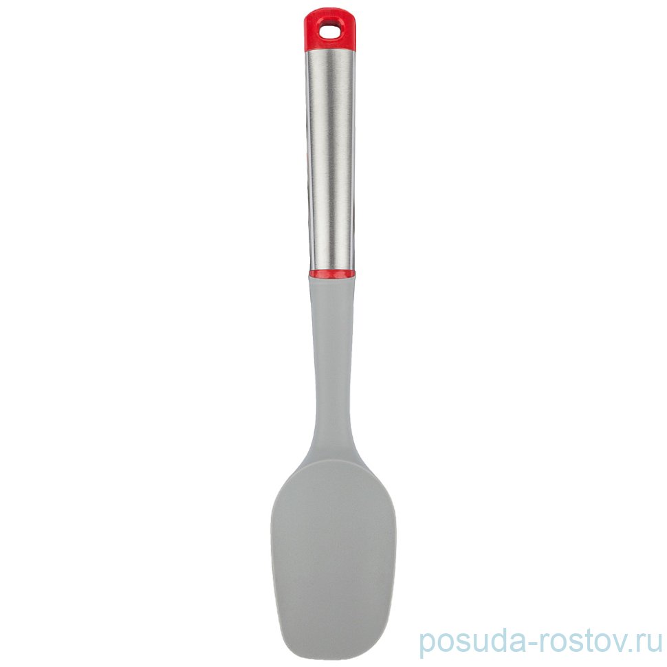 Ложка кухонная 31 х 6 х 2 см силикон /серая / 193194 Ложка кухонная 31 х 6 х 2 см силикон /серая / 193194
