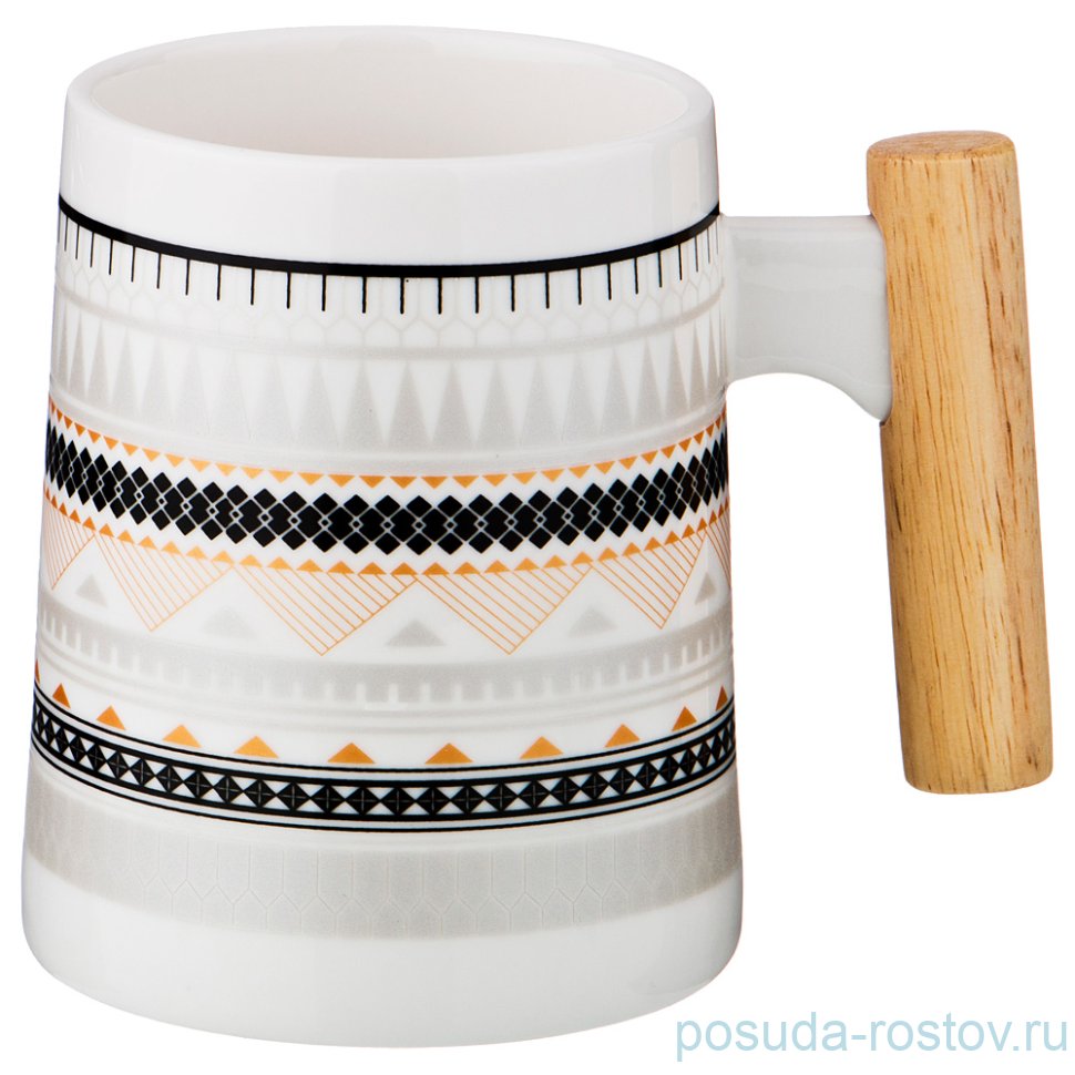 Кружка 450 мл с деревянной ручкой / 194779 Кружка 450 мл с деревянной ручкой / 194779