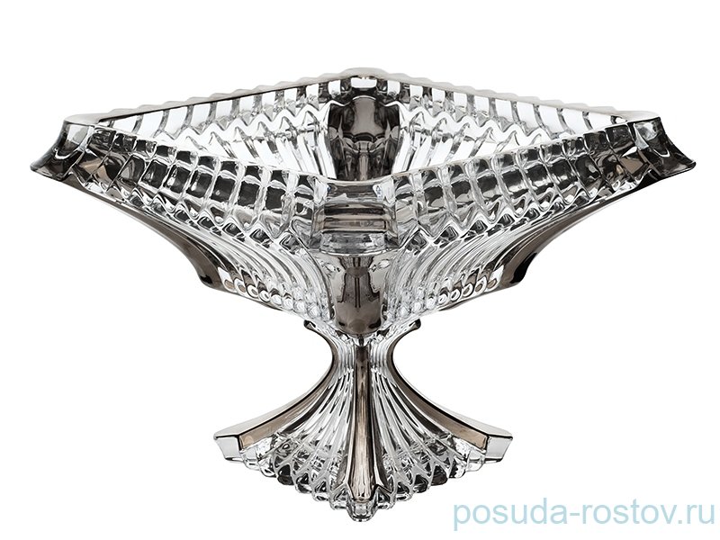 Ваза для фруктов 28 см н/н "Prague /С платиной" хрусталь Йиглава / 105080 Ваза для фруктов 28 см н/н "Prague /С платиной" хрусталь Йиглава / 105080