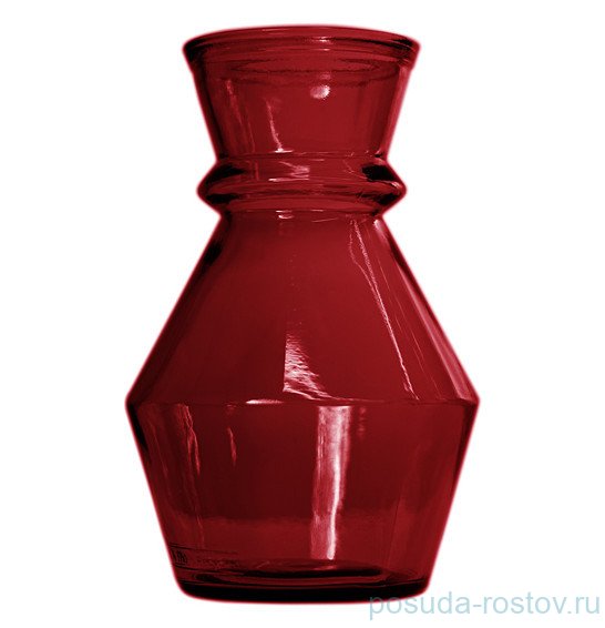 Ваза для цветов 25 см рубиновый "Merida" / 323151