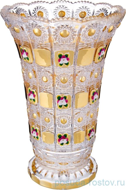 Ваза для цветов 25 см &quot;LEFARD GOLD GLASS&quot; / 197417