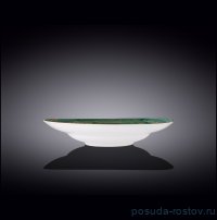 Тарелка 25,5 см глубокая зелёная &quot;Spiral&quot; / 261636