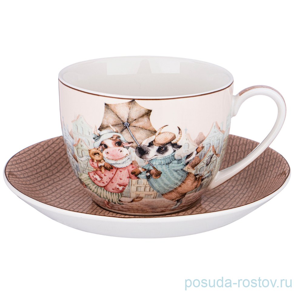 Чайная пара 380 мл 1 шт "Рандеву" / 228583