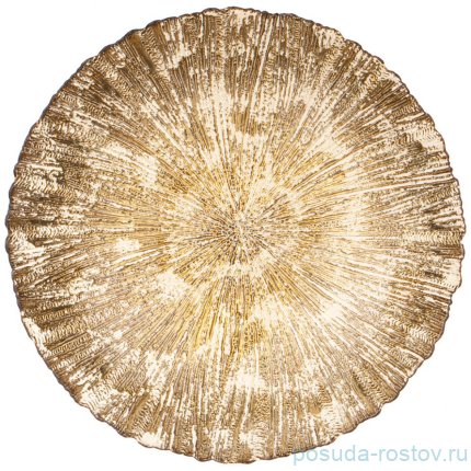 Блюдо 33 см круглое глубокое &quot;Goldy&quot; / 332139