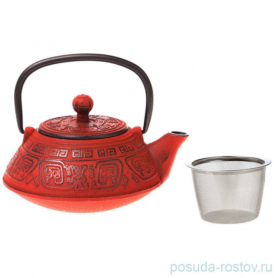 Заварочный чайник 400 мл чугунный /эмалированное покрытие внутри / 193529 Заварочный чайник 400 мл чугунный /эмалированное покрытие внутри / 193529