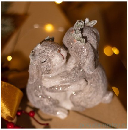 Статуэтка 11,5 х 6,5 х 12 см &quot;Кролики&quot;  / 378886