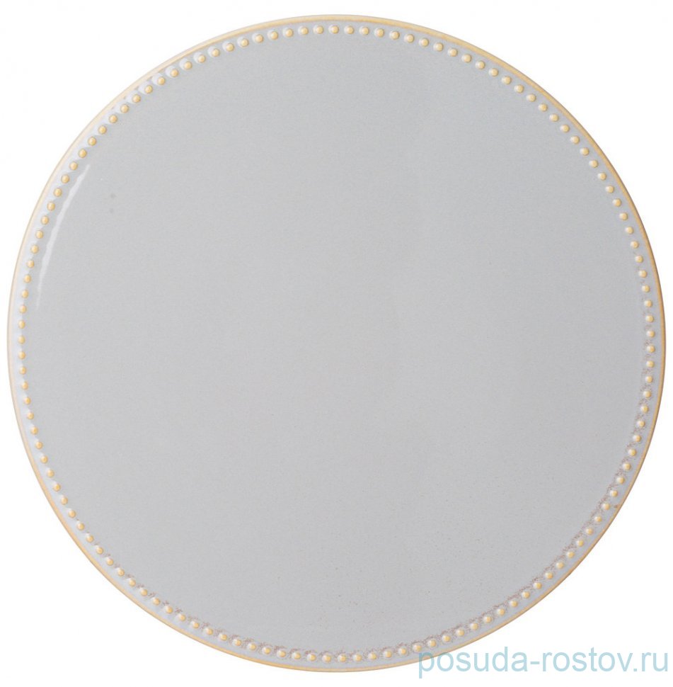 Доска сервировочная 27 см круглая серая "soul kitchen" / 301525