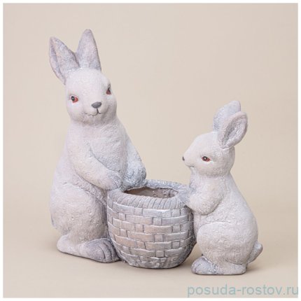 Кашпо декоративное  34 x15 x 34 см &quot;Кроликик&quot; / 344794
