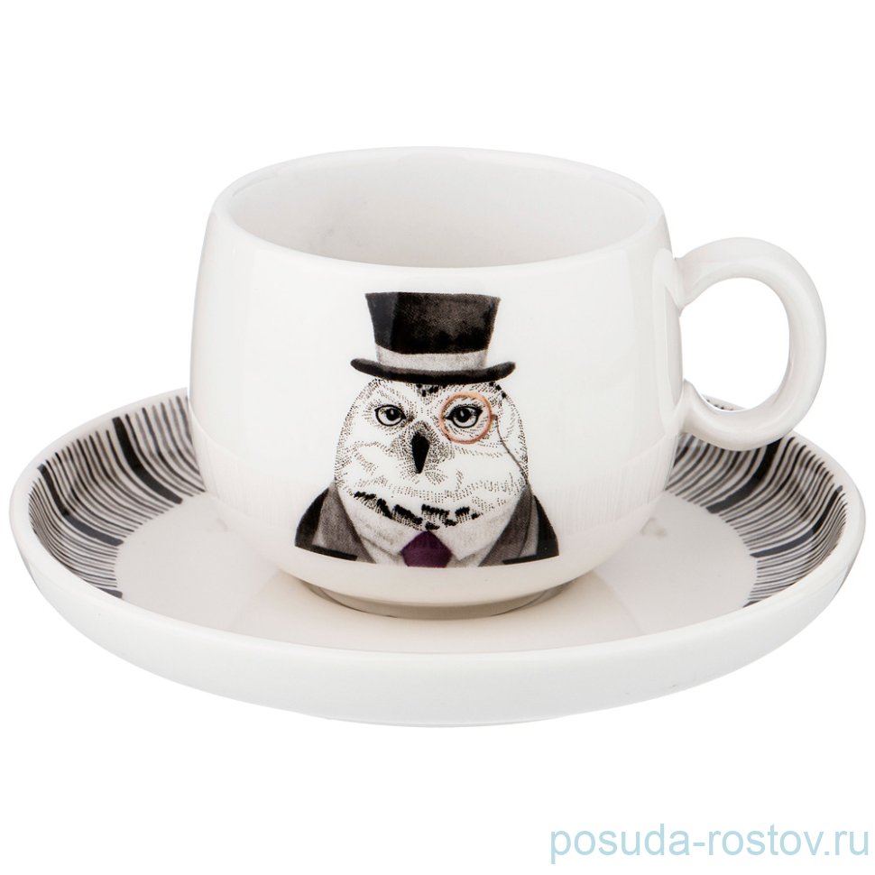Чайная пара 260 мл 1 шт "Fashion Animals /Филин" / 213581 Чайная пара 260 мл 1 шт "Fashion Animals /Филин" / 213581