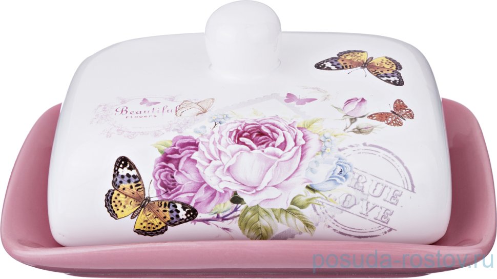 Маслёнка 17 х 12 х 10 см "Романтика" / 199887