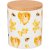 Банка для сыпучих продуктов 360 мл с деревянной крышкой "Honey bee" / 256519
