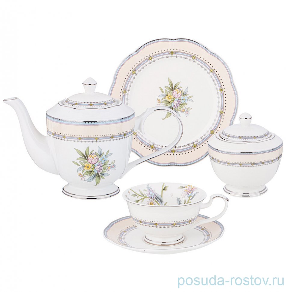 Чайный сервиз на 6 персон 20 предметов "Garden" / 327965 Чайный сервиз на 6 персон 20 предметов "Garden" / 327965