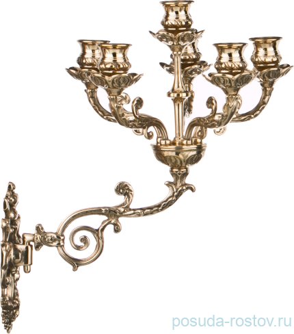 Подсвечник 23 см 6-ти рожковый настенный &quot;Stilars&quot;  / 198587