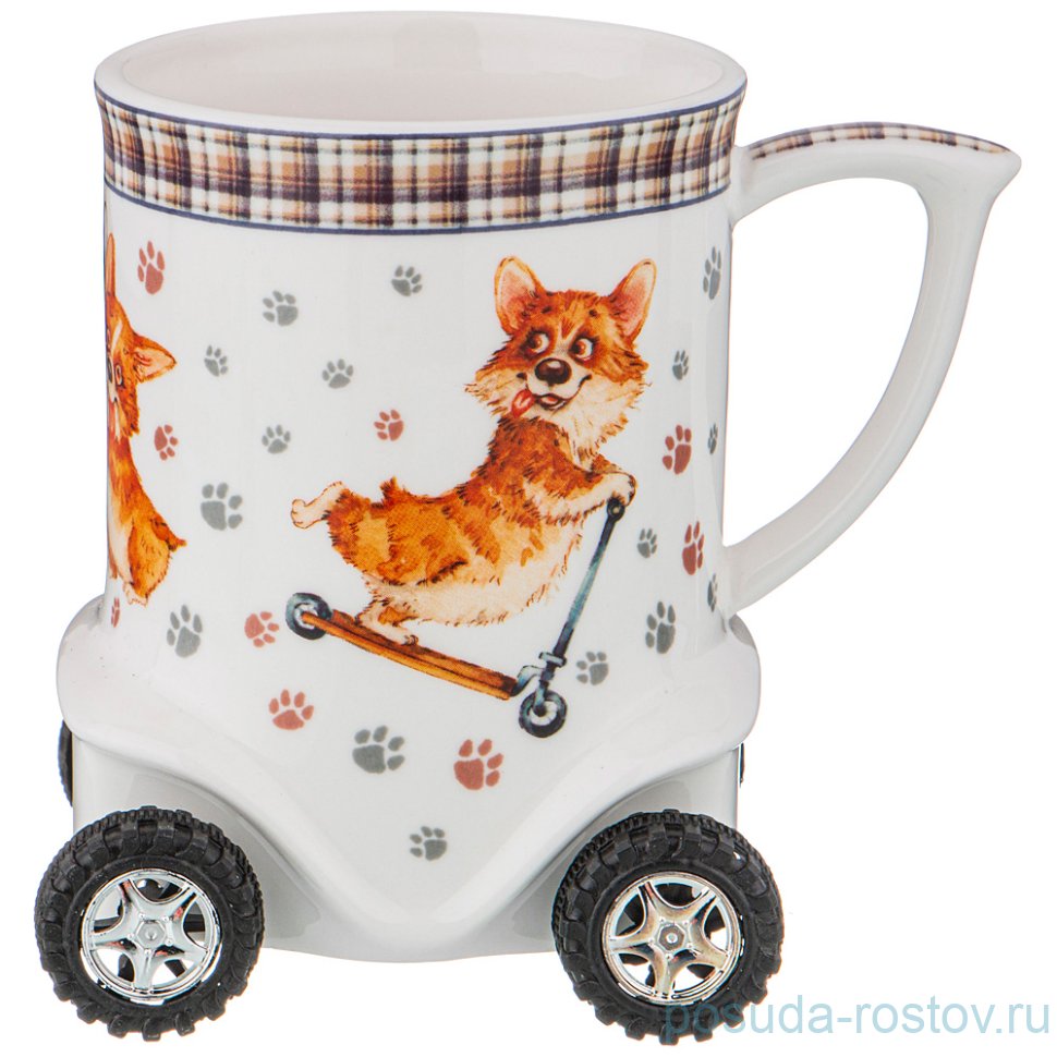 Кружка 350 мл на колесиках "Дружба" / 225143