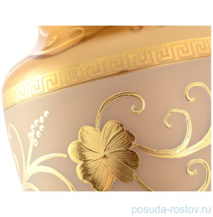 Ваза для цветов 35 см золотая &quot;Версаче /Золотой цветок&quot; SC / 146895