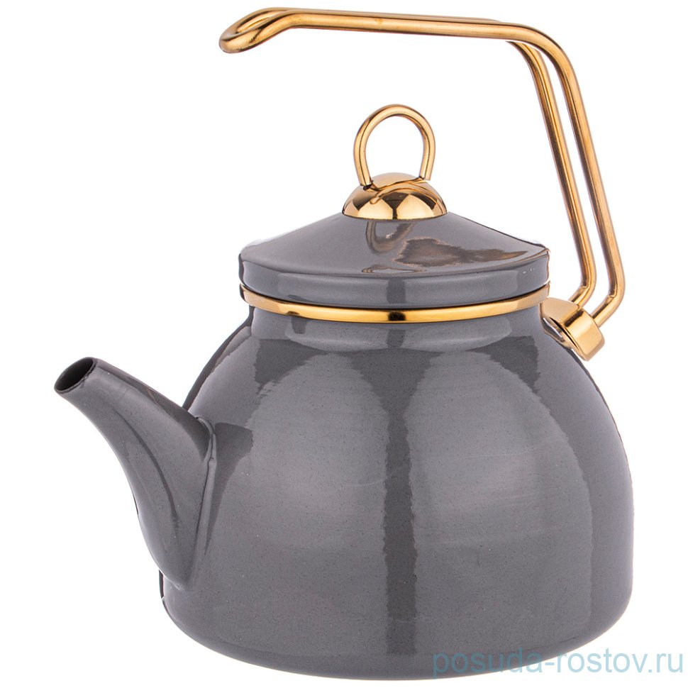 Чайник 2,3 л эмалированный серый "Agness /Deluxe" / 220898 Чайник 2,3 л эмалированный серый "Agness /Deluxe" / 220898