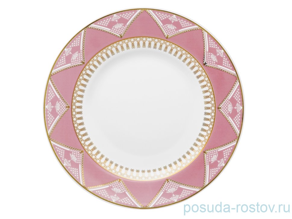 Набор тарелок 22 см 6 шт "Фламинго /Макраме" / 149219 Набор тарелок 22 см 6 шт "Фламинго /Макраме" / 149219