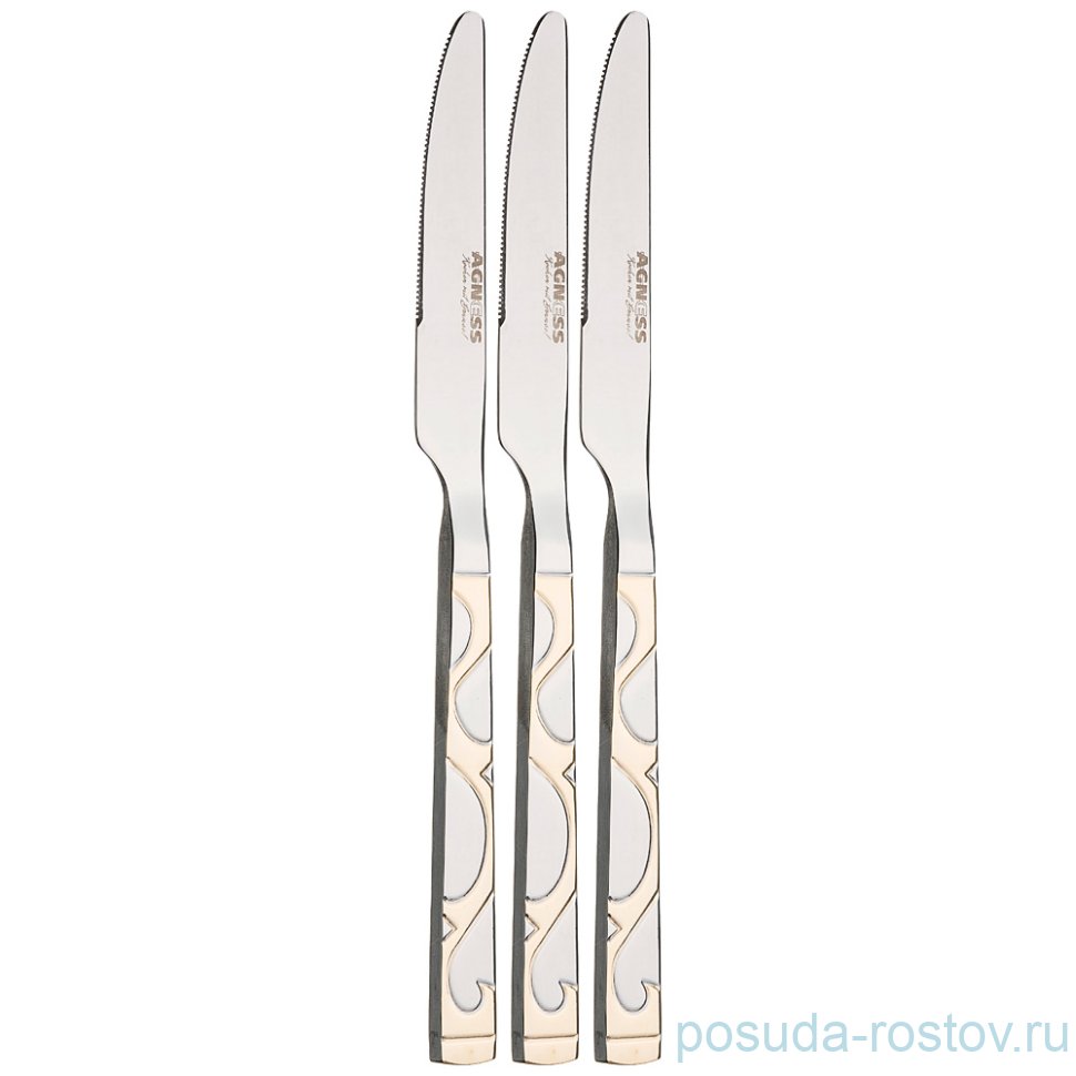 Столовые приборы 3 предмета /нож 23 см "agness" / 196023 Столовые приборы 3 предмета /нож 23 см "agness" / 196023