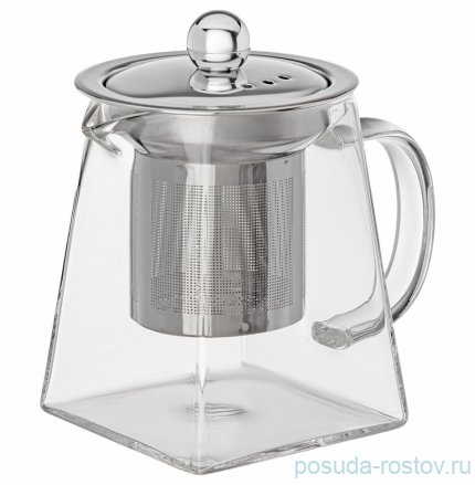 Заварочный чайник 350 мл с металлическим фильтром &quot;Без декора&quot; / 289383