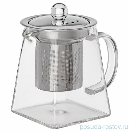 Заварочный чайник 350 мл с металлическим фильтром &quot;Без декора&quot; / 289383