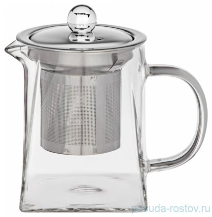 Заварочный чайник 350 мл с металлическим фильтром &quot;Без декора&quot; / 289383