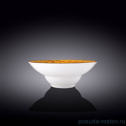 Тарелка 22,5 см глубокая жёлтая &quot;Splash&quot; / 261822