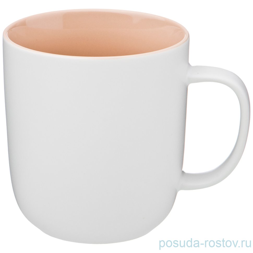 Кружка 400 мл 1 шт кремовая глазурь "Velour" / 278322