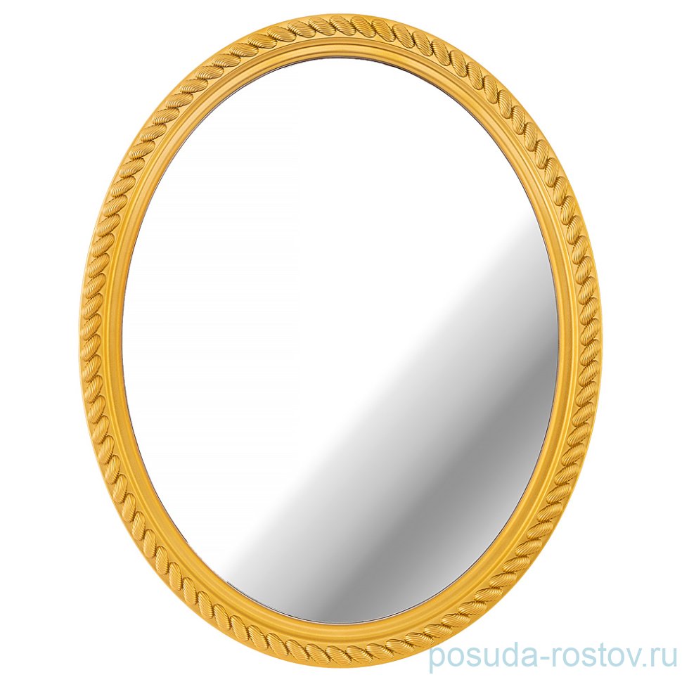 Зеркало настенное 52 см овальное золото "LOVELY HOME" / 188015 Зеркало настенное 52 см овальное золото "LOVELY HOME" / 188015