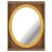 Зеркало настенное 52 см овальное золото &quot;LOVELY HOME&quot;  / 188015