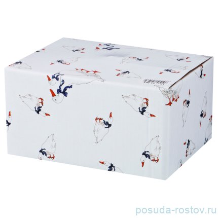 Маслёнка 17 х 13 х 8 см &quot;Гуси&quot; / 244299