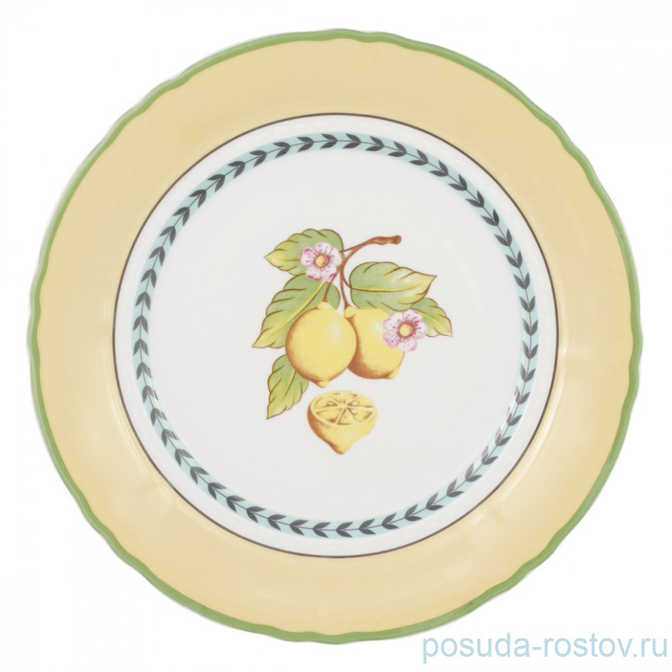 Набор тарелок 25 см 6 шт "Соната /Фруктово-ягодная" Лимон / 223276 Набор тарелок 25 см 6 шт "Соната /Фруктово-ягодная" Лимон / 223276