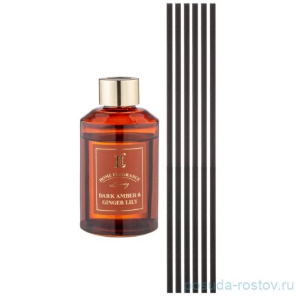 Диффузор ароматический 100 мл &quot;Dark amber &amp; ginger lily&quot; / 348304