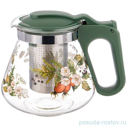 Заварочный чайник 700 мл с фильтром &quot;Шиповник&quot; / 274907