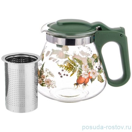 Заварочный чайник 700 мл с фильтром &quot;Шиповник&quot; / 274907